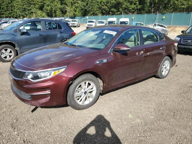 KIA OPTIMA LX 2016 burgundy  gas 5XXGT4L36GG100602 photo #1