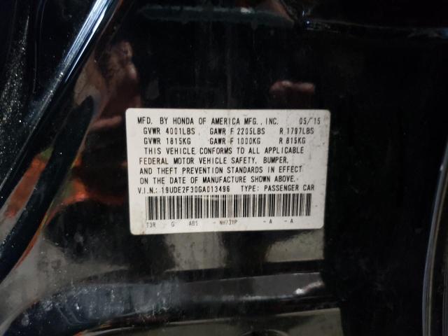 2016 ACURA ILX BASE W - 19UDE2F30GA013496