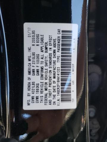 2017 HONDA ACCORD SPO - 1HGCR2F16HA141323