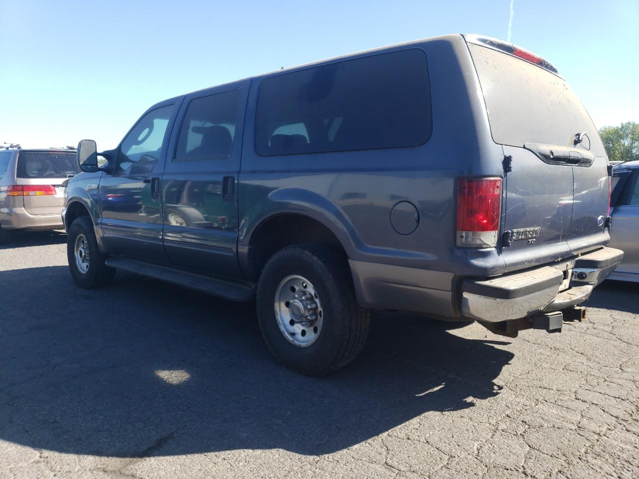 FORD EXCURSION 2003 blue  gas 1FMNU41S83EA16158 photo #3