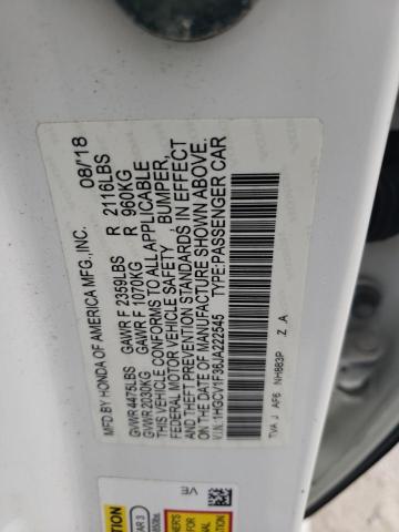 2018 HONDA ACCORD SPO - 1HGCV1F36JA222545