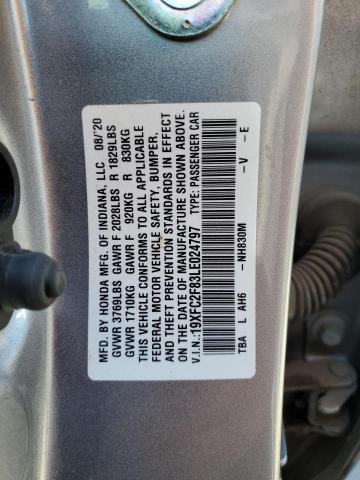 2020 HONDA CIVIC SPOR - 19XFC2F83LE024797