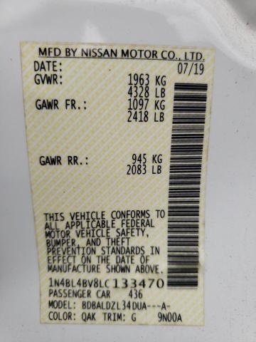 2020 NISSAN ALTIMA S - 1N4BL4BV8LC133470