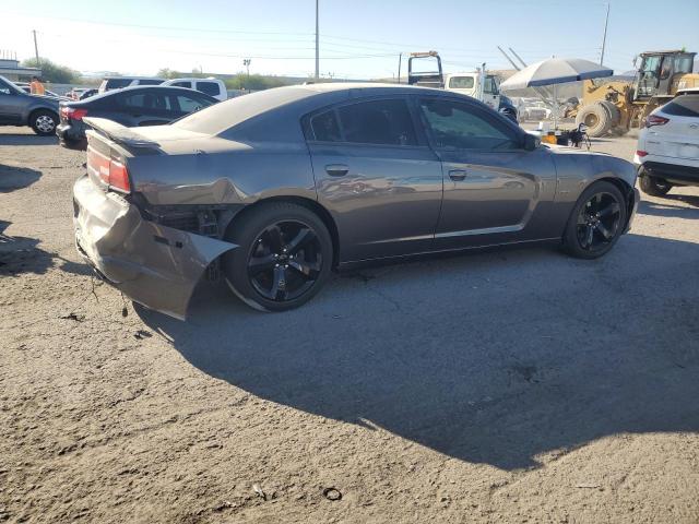 DODGE CHARGER R/ 2014 gray sedan 4d gas 2C3CDXCTXEH305450 photo #4