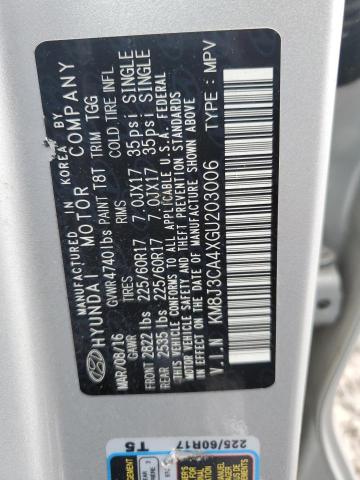 2016 HYUNDAI TUCSON LIM - KM8J3CA4XGU203006
