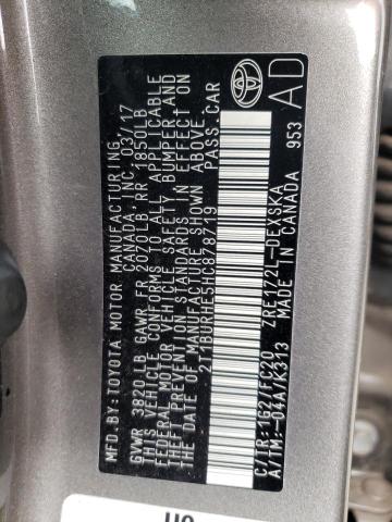 2017 TOYOTA COROLLA L - 2T1BURHE5HC878719