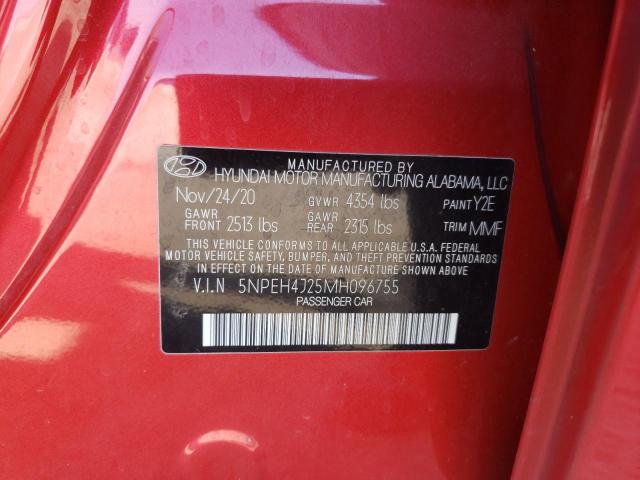 2021 HYUNDAI SONATA LIM 5NPEH4J25MH096755