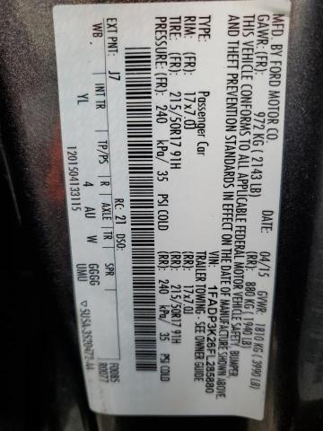 2015 FORD FOCUS SE - 1FADP3K26FL285880