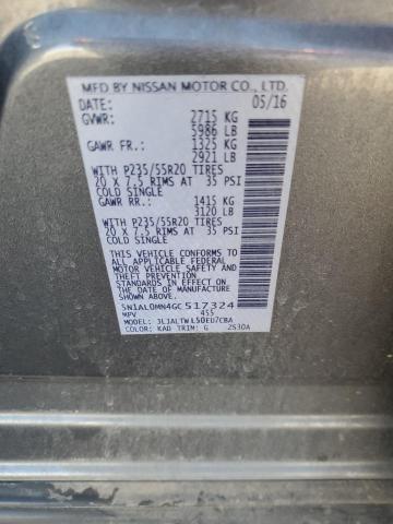2016 INFINITI QX60 - 5N1AL0MN4GC517324