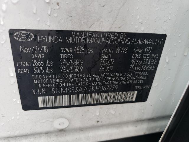 2019 HYUNDAI SANTA FE L - 5NMS53AA9KH067279