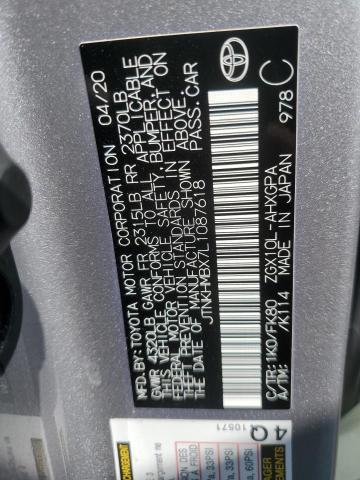 2020 TOYOTA C-HR XLE - JTNKHMBX7L1087618