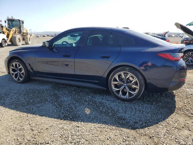 BMW I4 EDRIVE 2022 blue  electric WBY73AW02NFN21694 photo #3