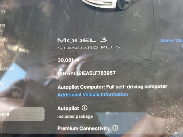 VIN 5YJ3E1EA5LF783957 2020 Tesla MODEL 3 no.9