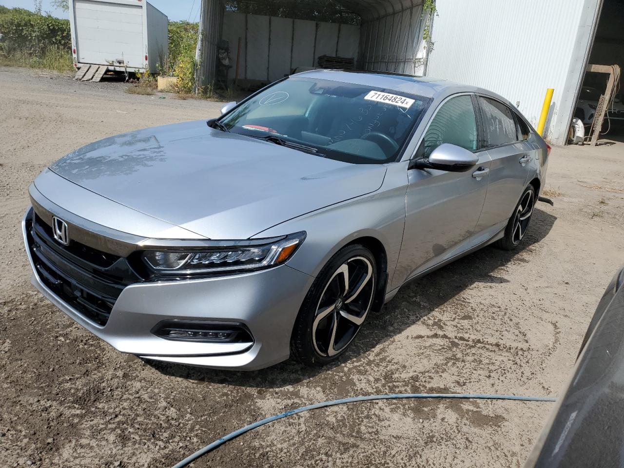 HONDA ACCORD SPO 2018 silver  gas 1HGCV1F3XJA809654 photo #1