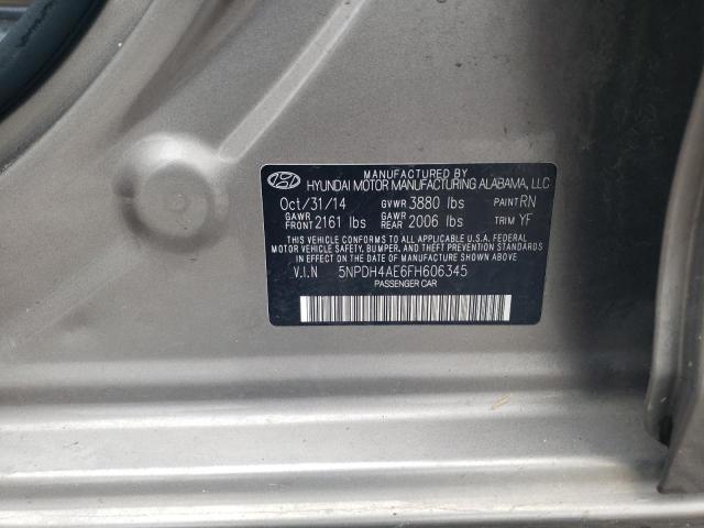 2015 HYUNDAI ELANTRA SE - 5NPDH4AE6FH606345