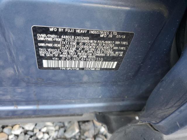 2015 SUBARU FORESTER 2 - JF2SJABC4FH492319