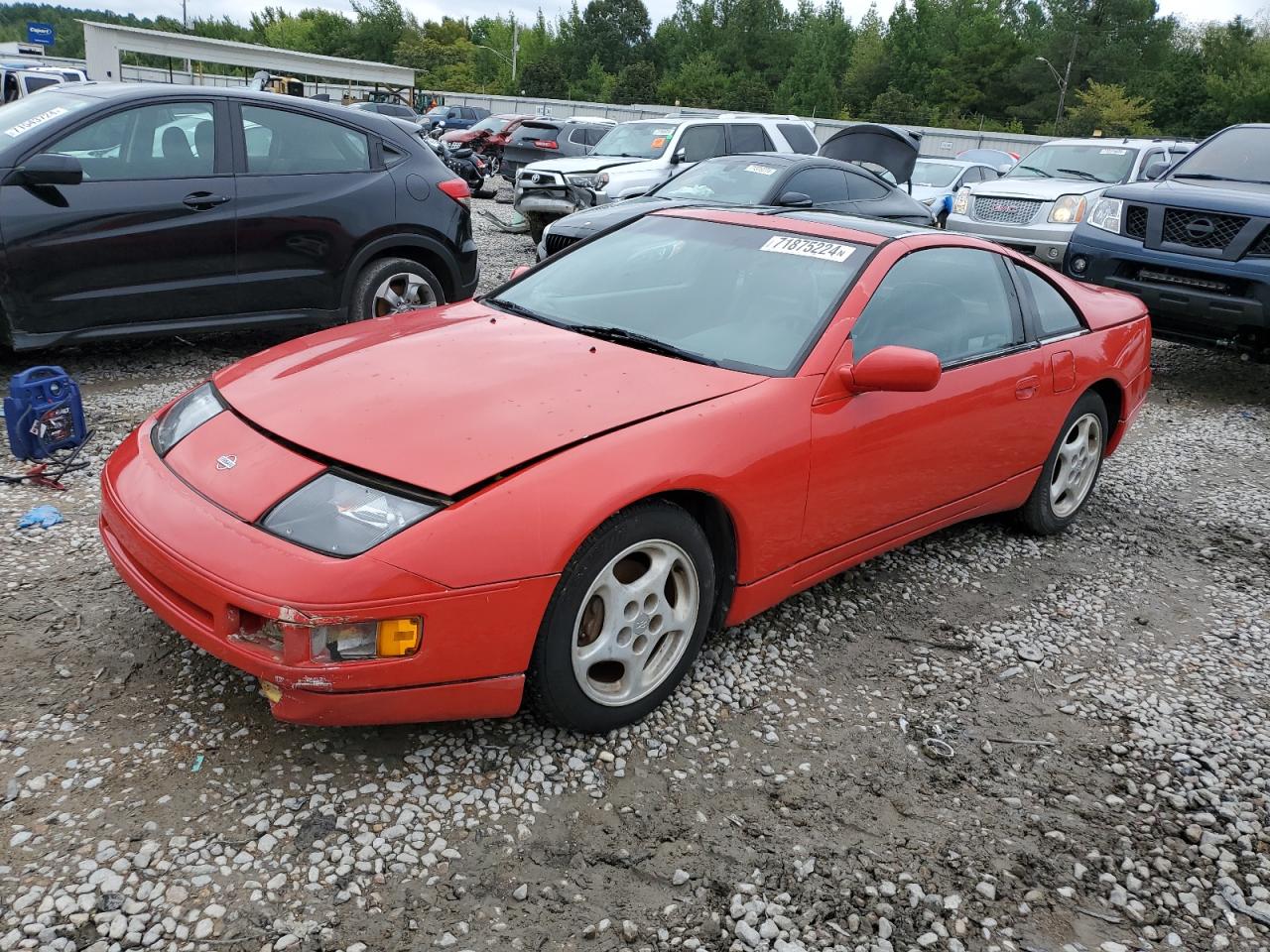 NISSAN 300ZX 1996 red  gas JN1RZ24D9TX600780 photo #1