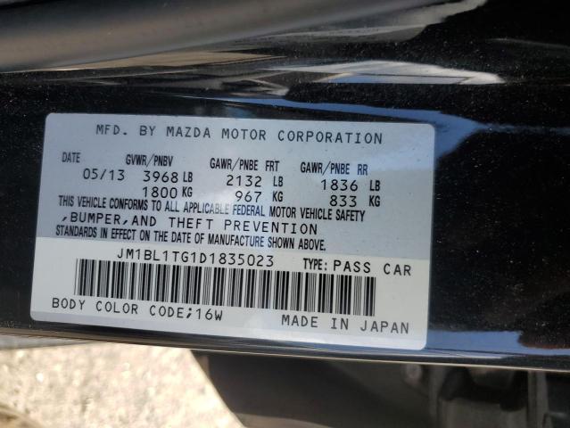 VIN JM1BL1TG1D1835023 2013 Mazda 3, I no.12