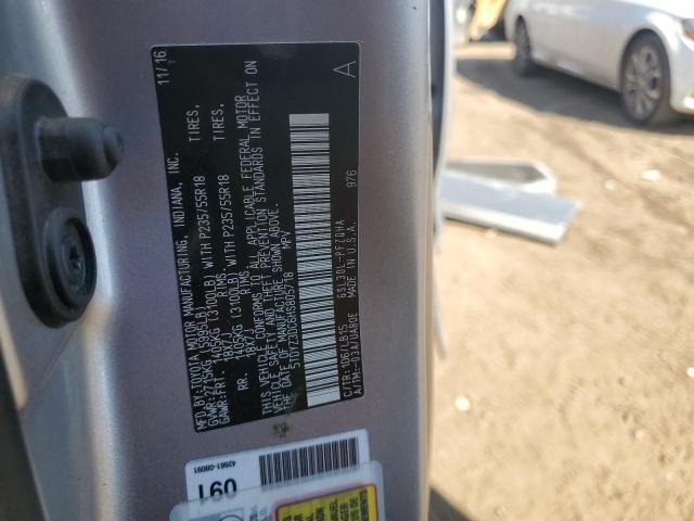 2017 TOYOTA SIENNA XLE - 5TDYZ3DC6HS805718