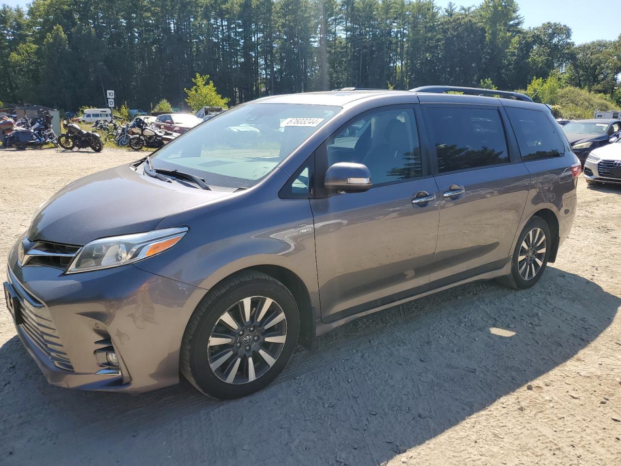 Lot #2989177612 2019 TOYOTA SIENNA XLE