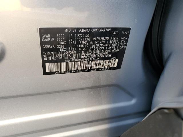 2023 SUBARU ASCENT 4S4WMAADXP3401579