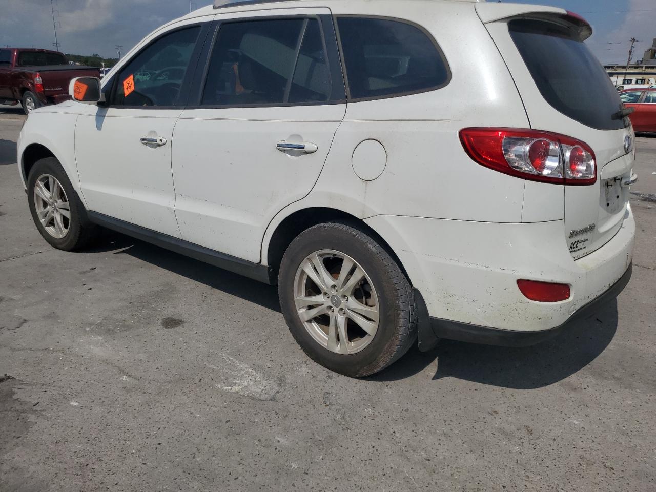 HYUNDAI SANTA FE L 2012 white  gas 5XYZK4AG5CG096792 photo #3