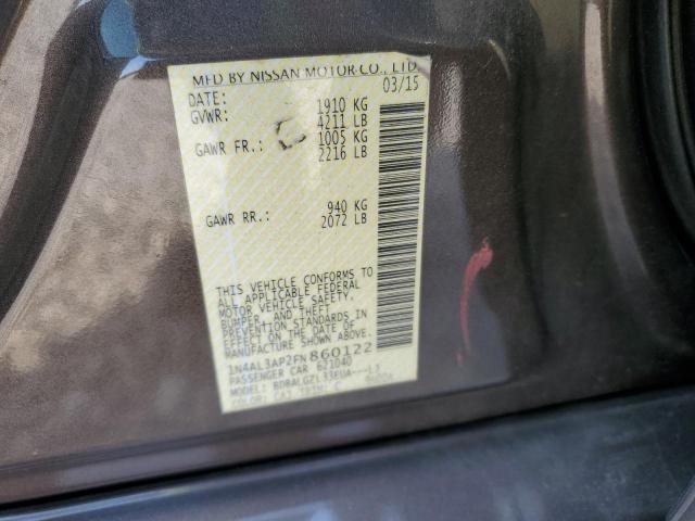 2015 NISSAN ALTIMA 2.5 - 1N4AL3AP2FN860122