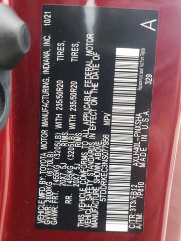 2022 TOYOTA SIENNA XSE - 5TDDRKEC3NS077956
