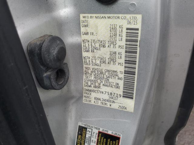 2015 NISSAN FRONTIER S - 1N6BD0CT7FN758719