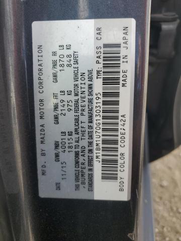 2016 MAZDA 3 SPORT - JM1BM1U70G1303195
