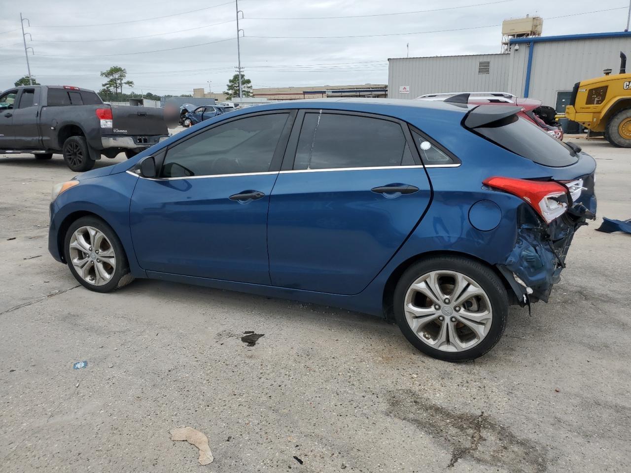 HYUNDAI ELANTRA GT 2014 blue  gas KMHD35LH9EU173485 photo #3