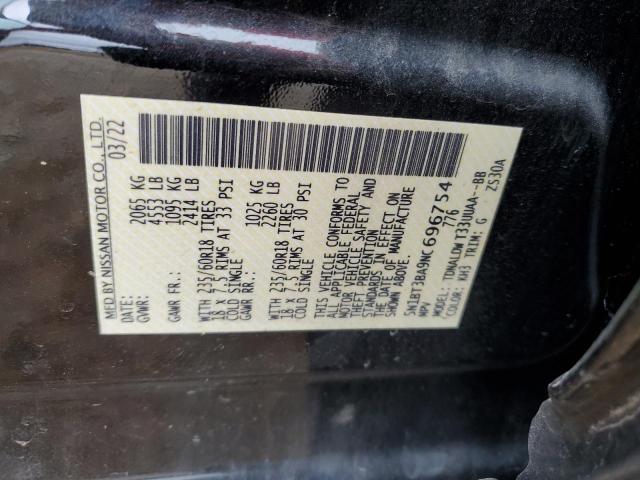 2022 NISSAN ROGUE SV - 5N1BT3BA9NC696754