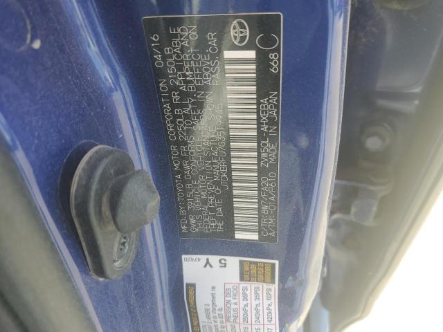 2016 TOYOTA PRIUS - JTDKBRFU7G3519945