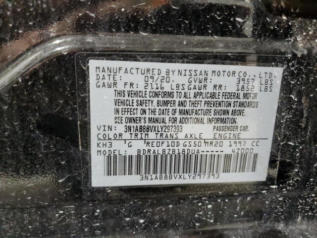 2020 NISSAN SENTRA S #3304523473