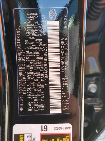 VIN 4T1DAACK8SU508239 2025 TOYOTA CAMRY no.12