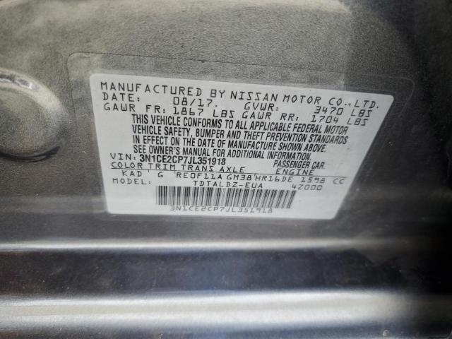 2018 NISSAN VERSA NOTE - 3N1CE2CP7JL351918