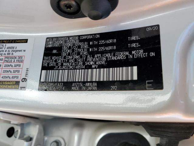 VIN JTJGJRDZ3M2148594 2021 Lexus NX, 300H Base no.14