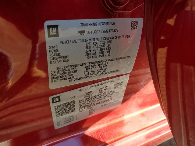 2021 GMC SIERRA K15 - 1GTU9FEL9MZ172879
