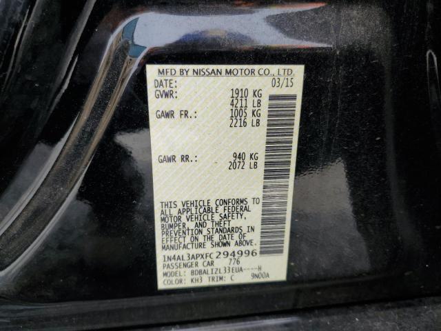 2015 NISSAN ALTIMA 2.5 - 1N4AL3APXFC294996