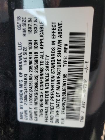 2018 HONDA CR-V EXL - 7FARW2H89JE061155