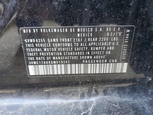 2016 VOLKSWAGEN GOLF SPORT - 3VWC17AUXGM519243