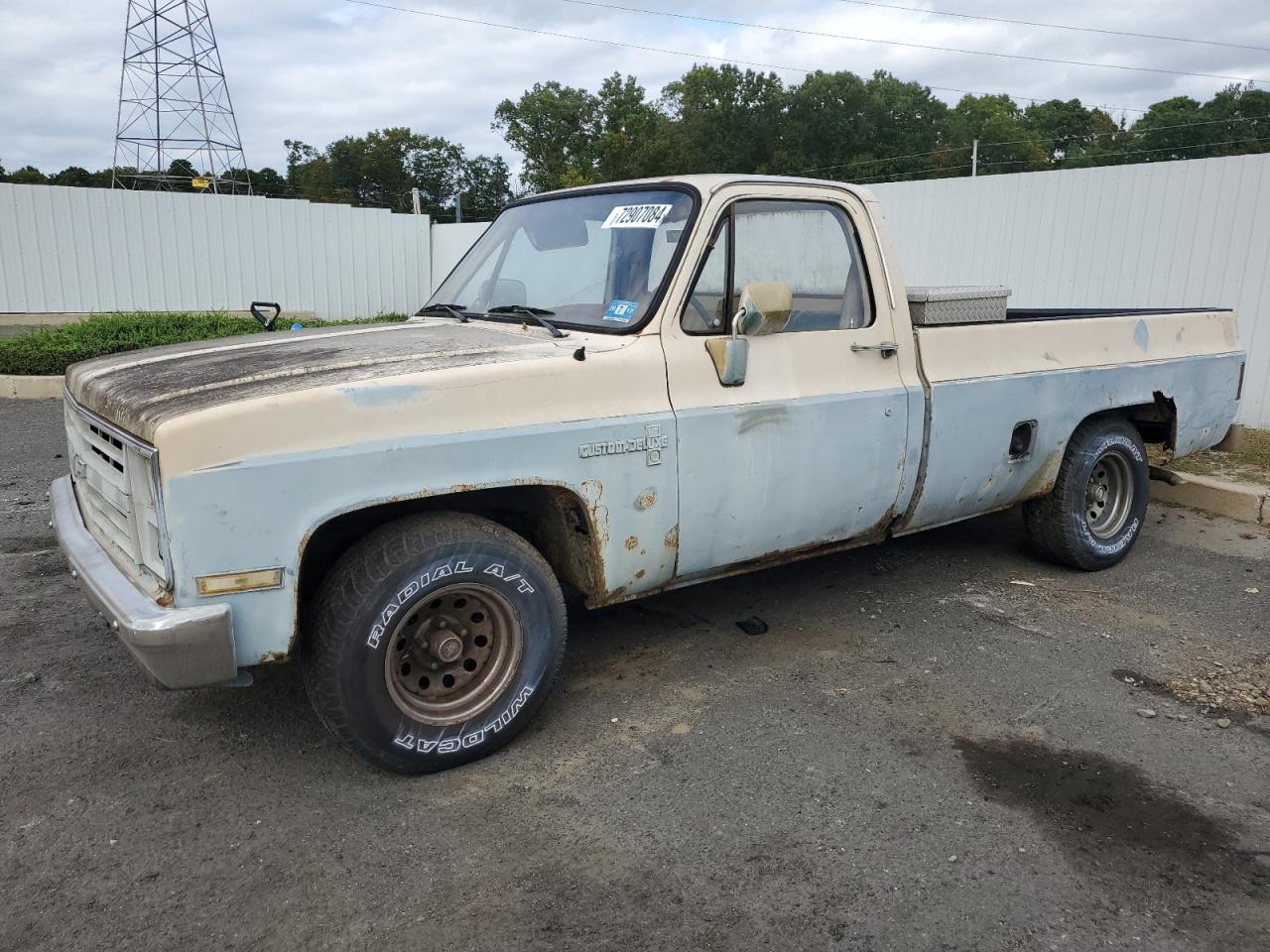 CHEVROLET R10 1987 beige  gas 1GCDR14H2HF359470 photo #1