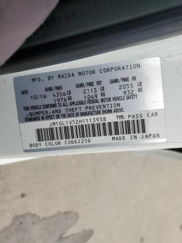 2017 MAZDA 6 TOURING - JM1GL1V52H1113938
