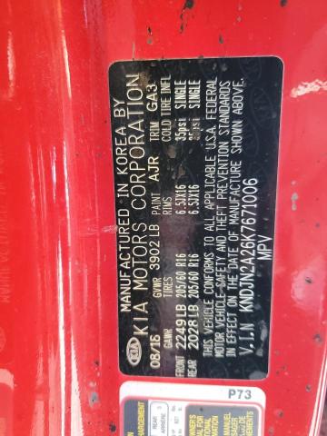2019 KIA SOUL - KNDJN2A26K7671006