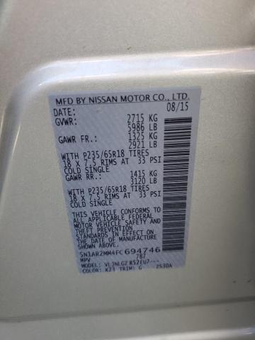 VIN 5N1AR2MM4FC694746 2015 Nissan Pathfinder, S no.13