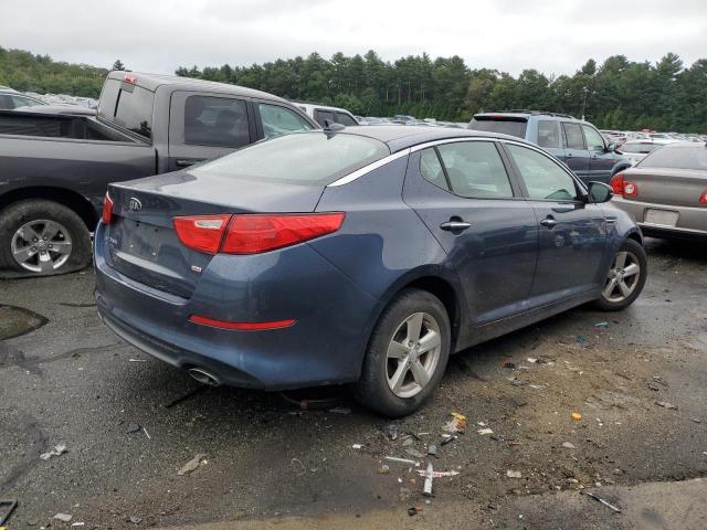 KIA OPTIMA LX 2015 blue sedan 4d gas 5XXGM4A72FG479907 photo #4