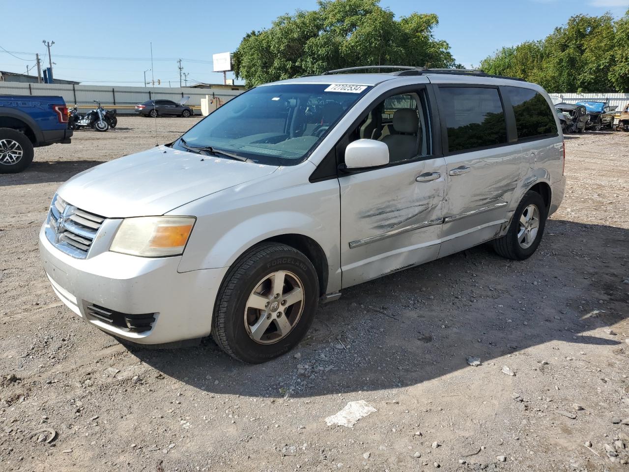 DODGE GRAND CARA 2009 silver  gas 2D8HN54159R667056 photo #1