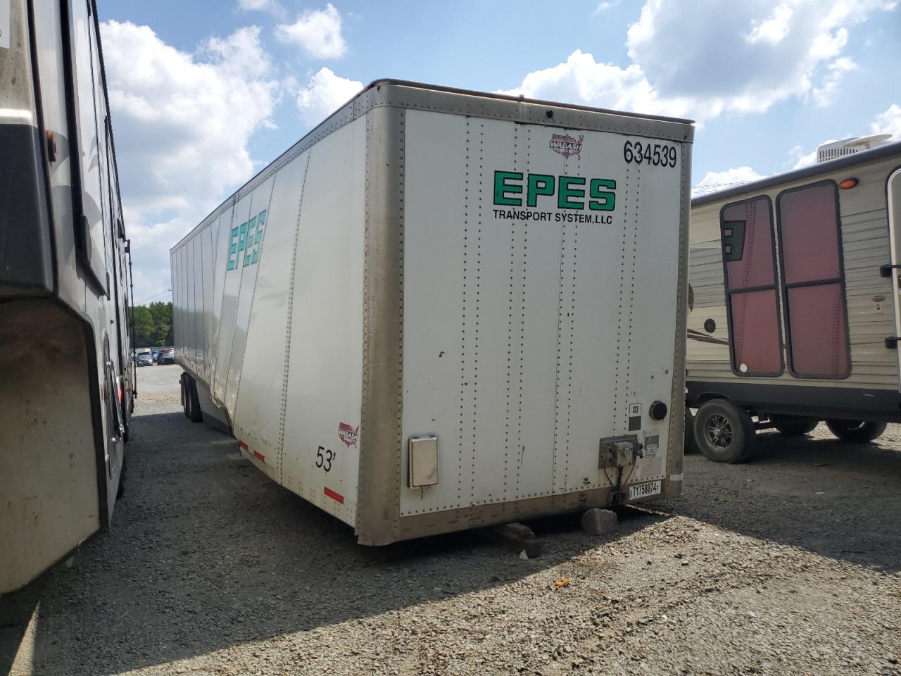 Lot #2865366254 2015 WABASH TRAILER