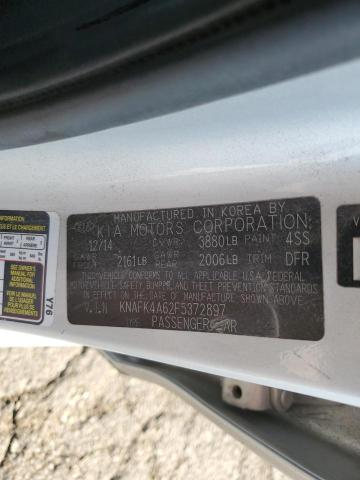 VIN KNAFK4A62F5372897 2015 KIA Forte, LX no.12