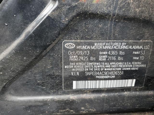 VIN 5NPEB4AC9EH826551 2014 HYUNDAI SONATA no.12